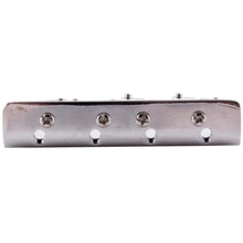 Load image into Gallery viewer, Chrome Bass Guitar Bridge for Precision Style and Jazz Bass Guitars
