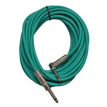 Load image into Gallery viewer, Colored 20 Foot Right Angle to Straight Guitar Cables (6 Pack)
