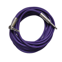 Load image into Gallery viewer, Colored 20 Foot Right Angle to Straight Guitar Cables (6 Pack)
