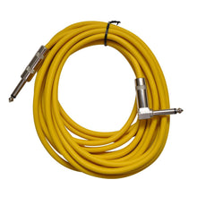 Load image into Gallery viewer, Colored 20 Foot Right Angle to Straight Guitar Cables (6 Pack)
