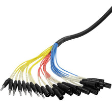Load image into Gallery viewer, SAJT-16x8x50 - 16 Channel XLR 50&#39; Snake Cable (TRS Returns)
