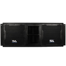 Load image into Gallery viewer, Passive 2x15 Line Array Subwoofer, Pair of 2x10 Line Array Speakers, &amp; Mounting Frame
