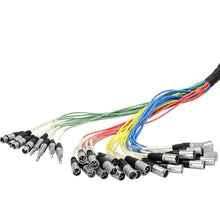 Load image into Gallery viewer, SALS-24x8x100 - 24 Channel 100&#39; Snake Cable (XLR &amp; TRS Returns)
