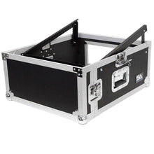 Load image into Gallery viewer, 4 Space Rack Case with Slant Mixer Top
