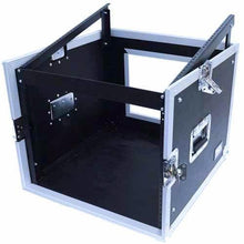 Load image into Gallery viewer, 8 Space Rack Case with Slant Mixer Top
