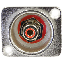 Load image into Gallery viewer, SAPT238 (5 Pack) - RCA Female Panel Mount Connectors - Red
