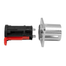 Load image into Gallery viewer, SAPT233 - Locking 1/4&quot; Female Panel Mount Connector - Nickel Plated 3 Pole (5 Pack)
