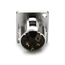 Load image into Gallery viewer, SAPT51 - XLR Male Nickel Panel Mount Connectors
