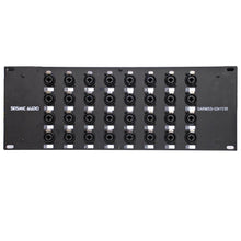 Load image into Gallery viewer, SARMSS-32x1530 - 32 Channel XLR TRS Combo Splitter Snake Cable - 15&#39; and 30&#39; XLR trunk
