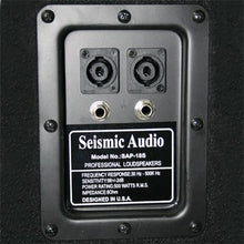 Load image into Gallery viewer, Pair of 15&quot; PA Speakers, Pair of 18&quot; Subwoofers, Pair of Sub Speaker Poles

