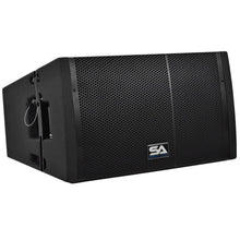 Load image into Gallery viewer, Powered Line Array System - 18 Inch Subwoofer, Two 12 Inch Line Array Speakers and Mounting Frame
